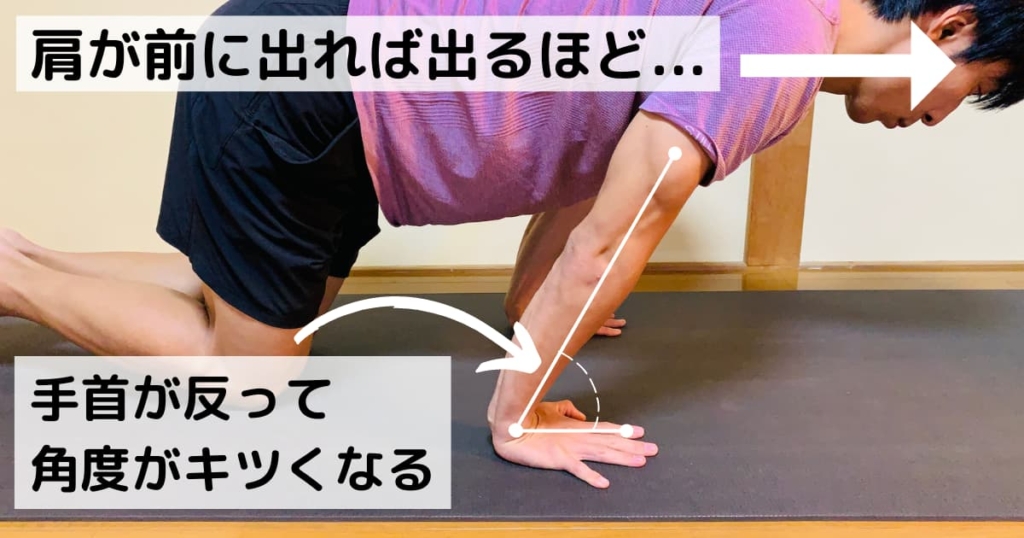 アームバランス 手首