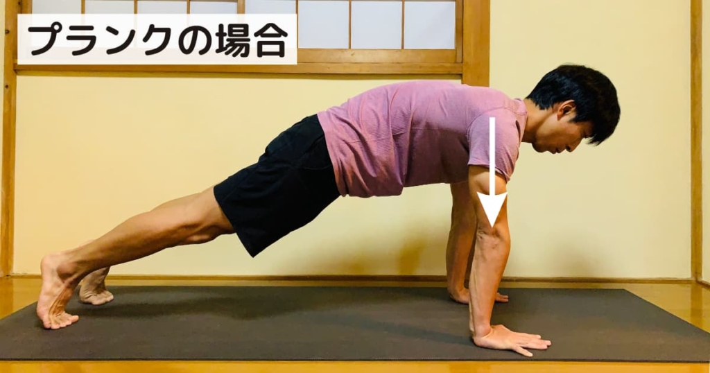 ヨガ プランク